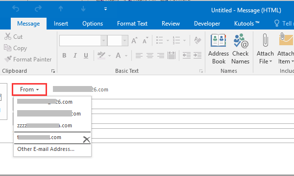 Exchange Adına Gönder Outlook Hatası